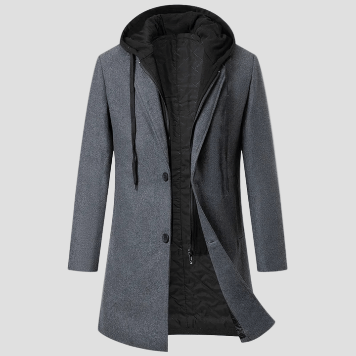 Men | Hooded Trench Coat