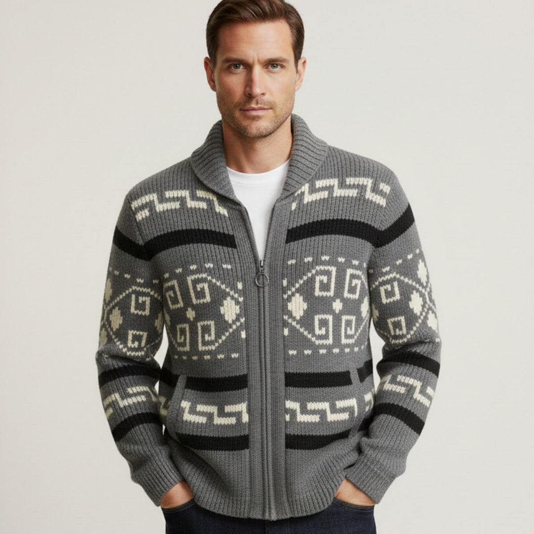 Men | Vintage Thick Knit Cardigan