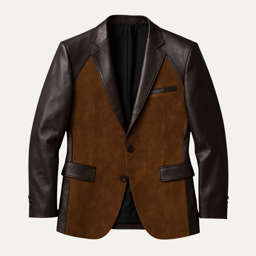 Men | Suede Leather Blazer