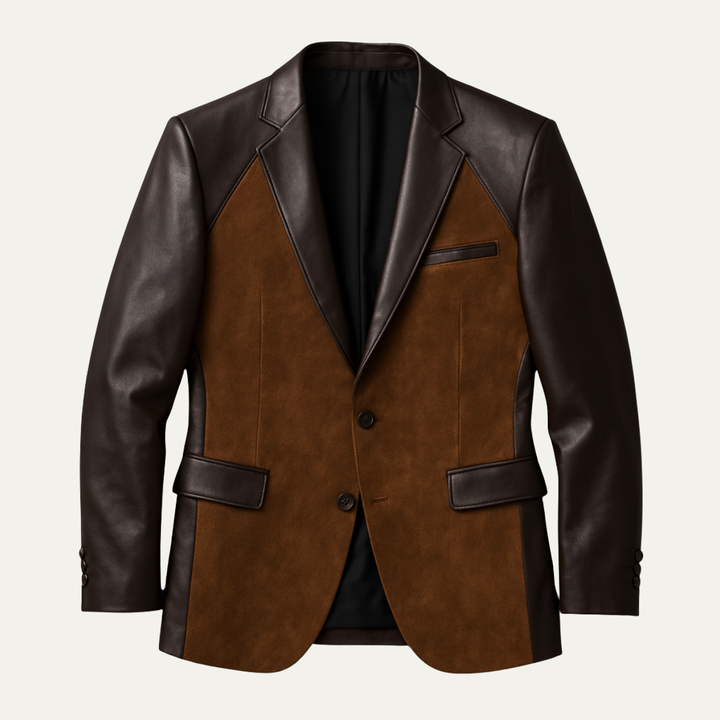 Men | Suede Leather Blazer