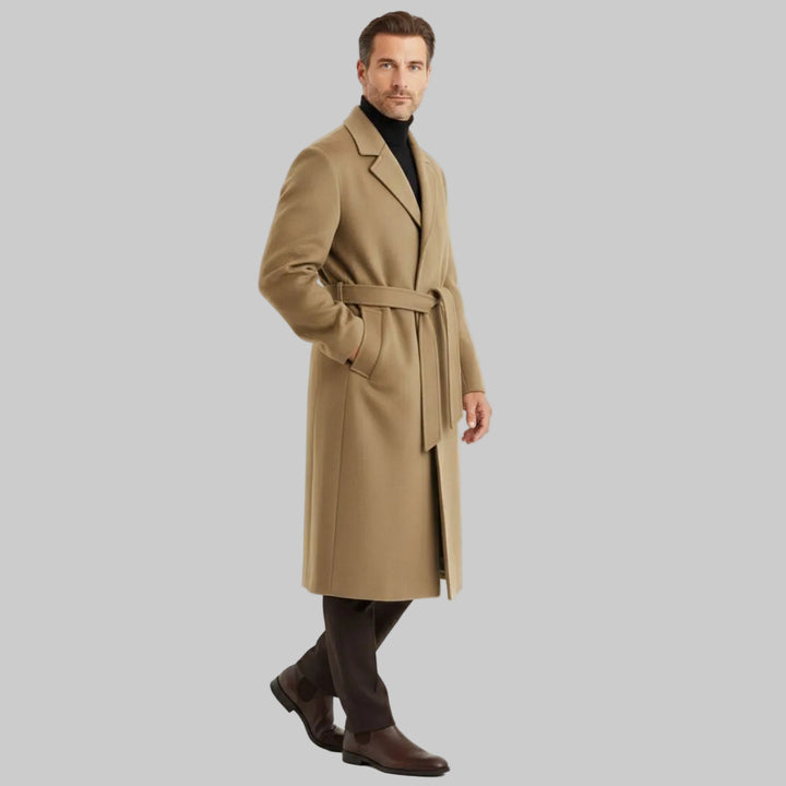 Men | Long Belted Coat
