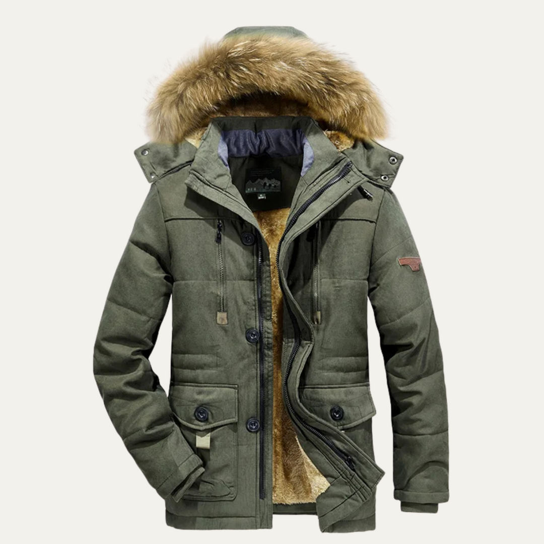 Men | Parka Jacket with Fleece Lining