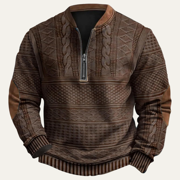 Men | Half-zip Patterned Sweater