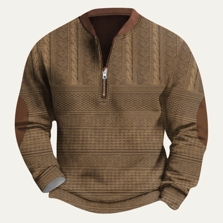 Men | Half-zip Patterned Sweater