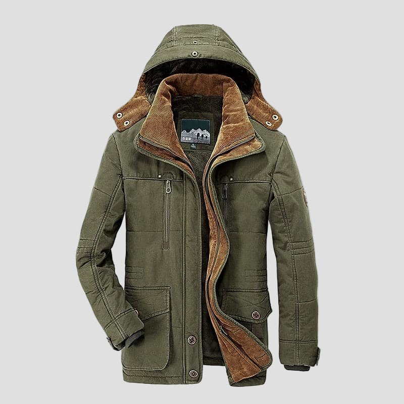 Men Winter Cargo Jacket