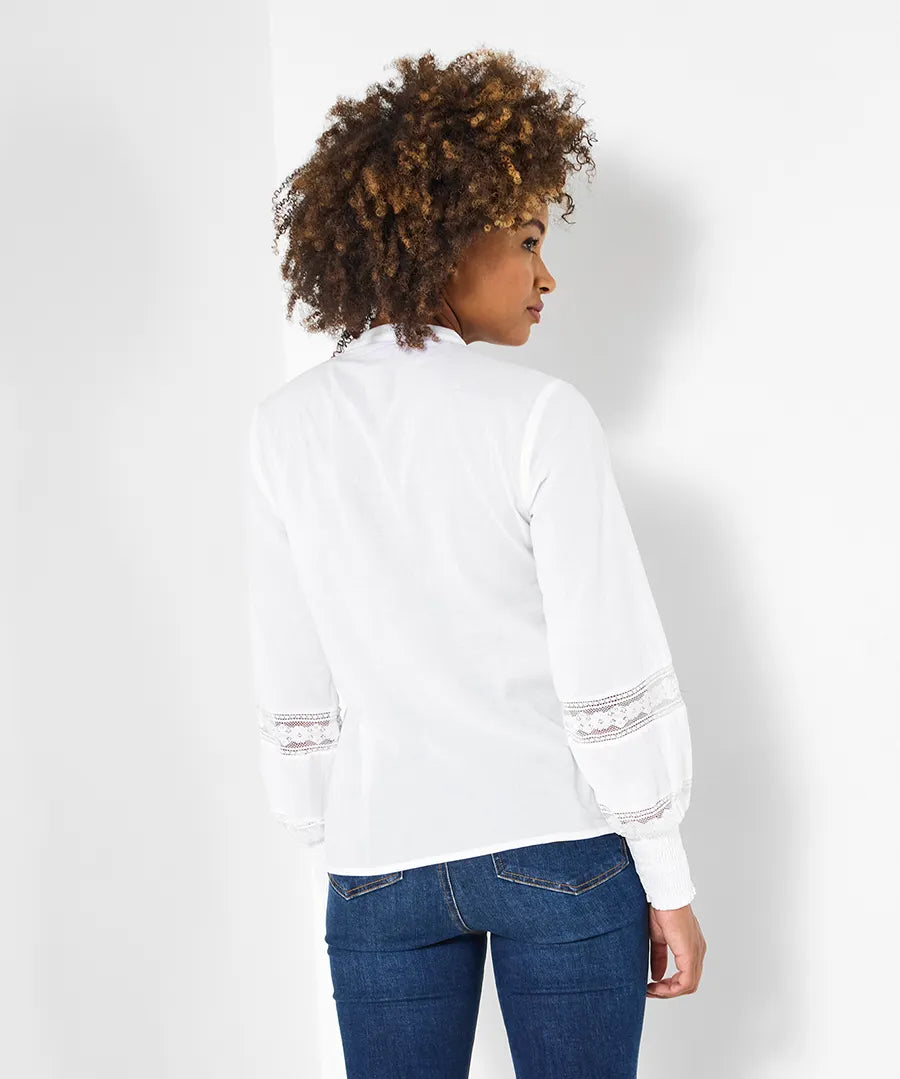 Women | Shirt with lace details