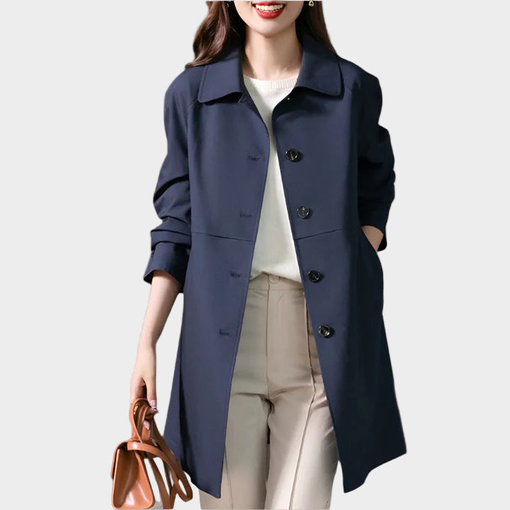 Women | Mid-length buttoned coat