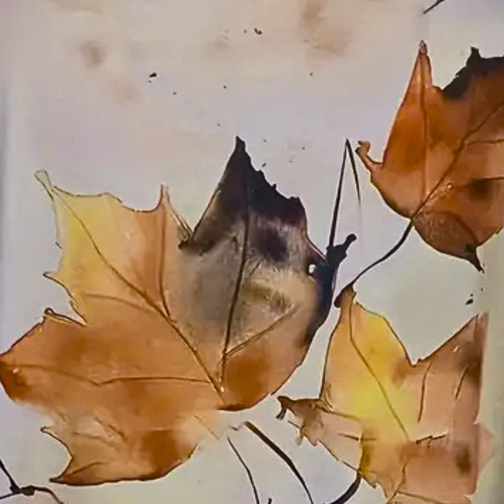 Women | Autumn Leaf Print Sweater