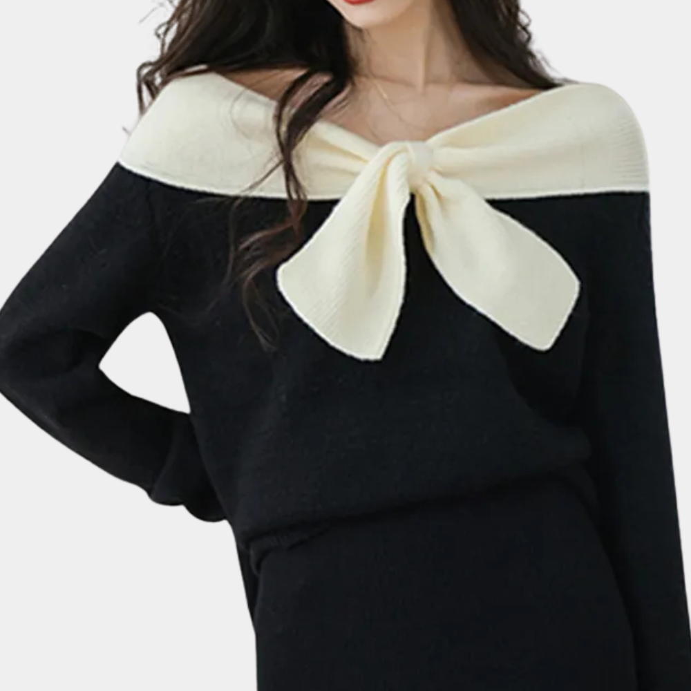 Women | Off-shoulder sweater with bow
