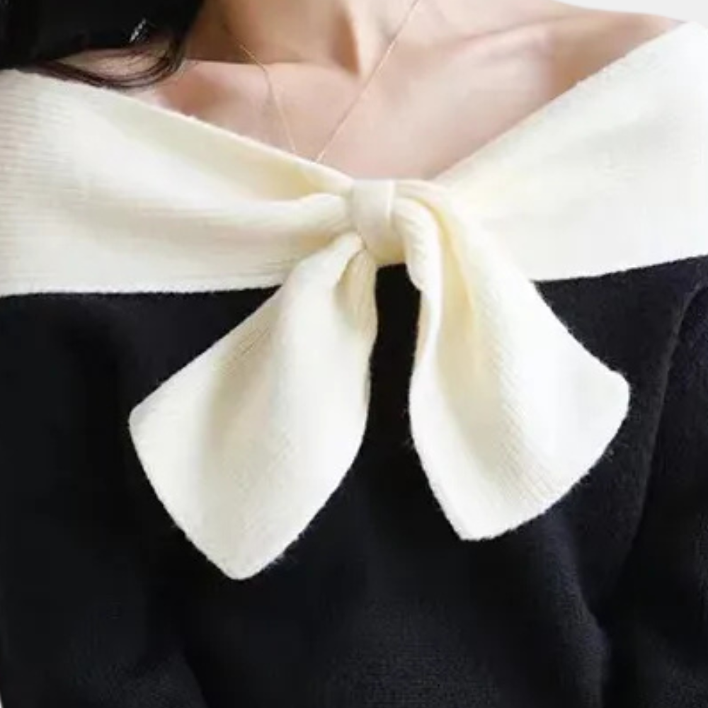 Women | Off-shoulder sweater with bow