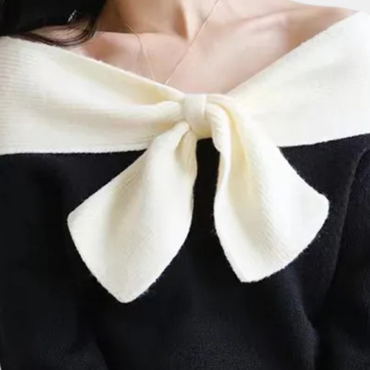 Women | Off-shoulder sweater with bow