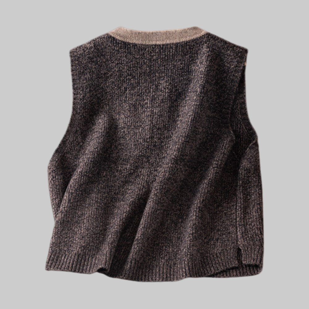Women | Knitted Sleeveless Sweater