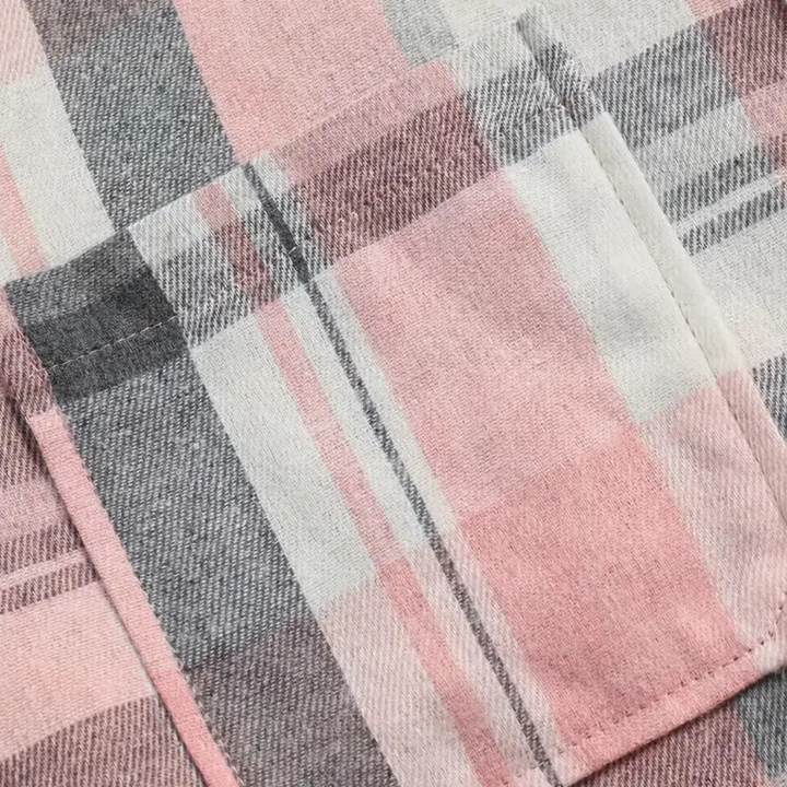 Women | Button-Down Checkered Top