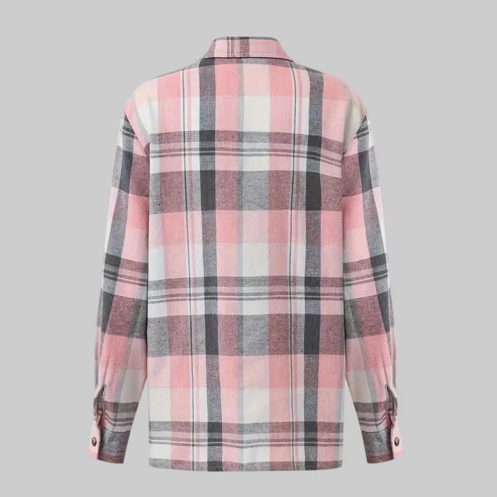 Women | Button-Down Checkered Top