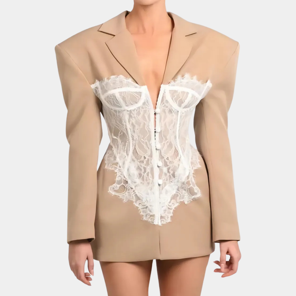 Women | Blazer jacket with corset