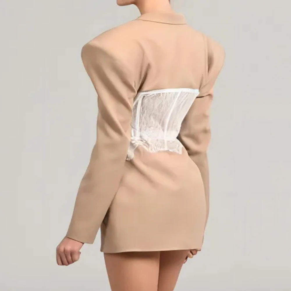 Women | Blazer jacket with corset
