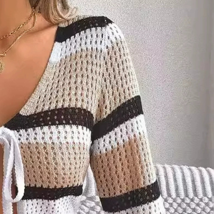 Women | Lace-up cardigan