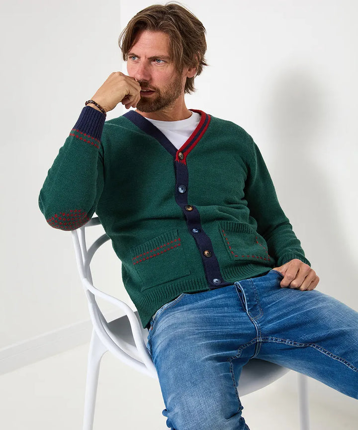 Men | Knitted cardigan with two pockets