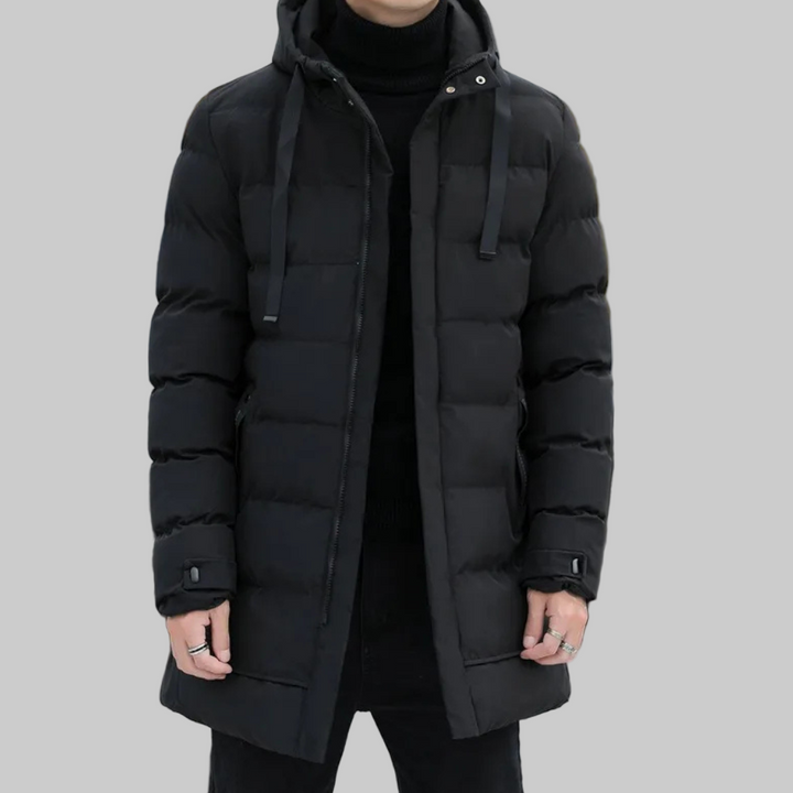 Men | Quilted hooded coat