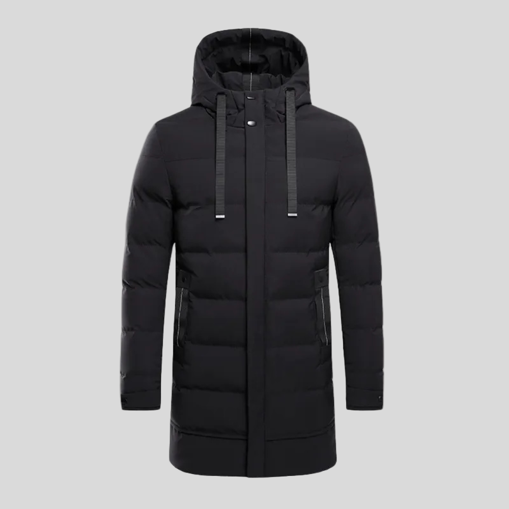 Men | Quilted hooded coat