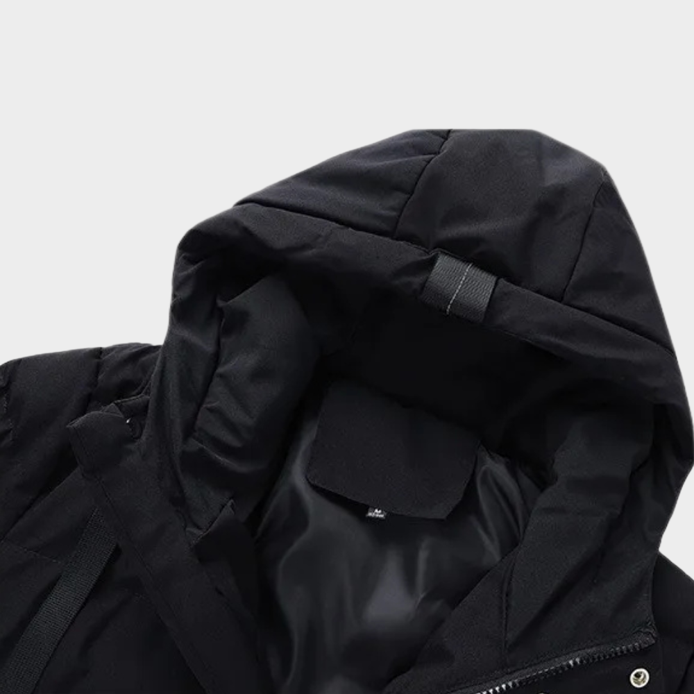Men | Quilted hooded coat