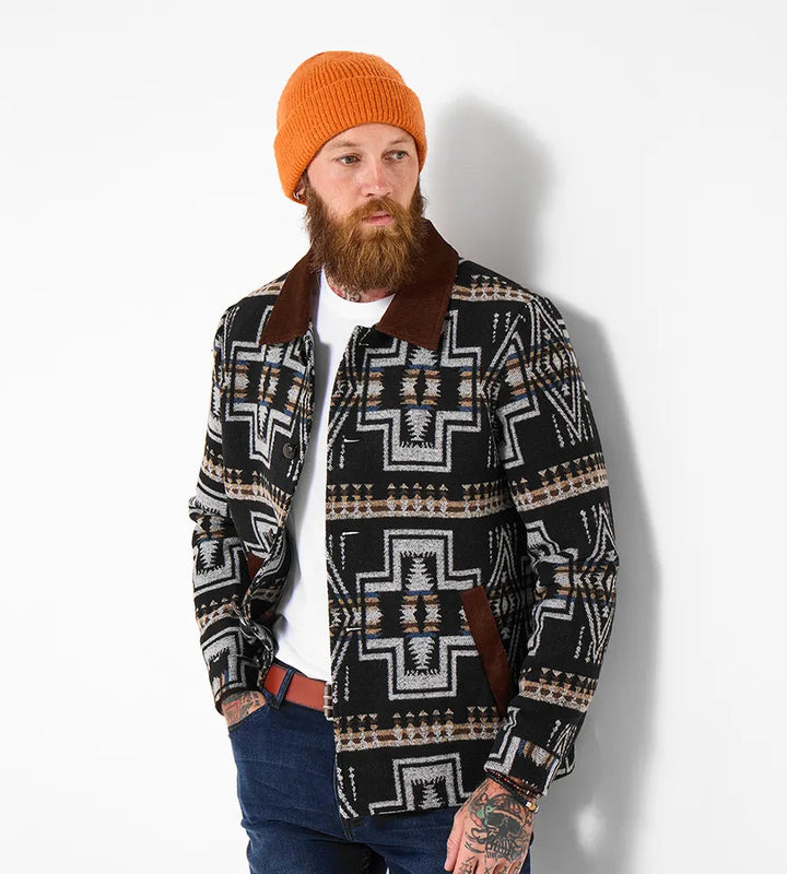 Men | Fold-down collar jacket