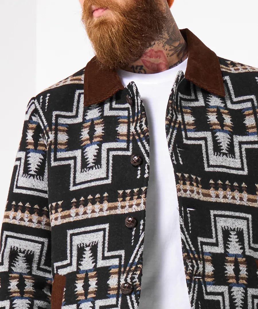 Men | Fold-down collar jacket