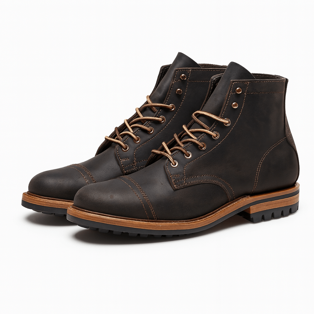 Men | Cap-Toe Ankle Boots