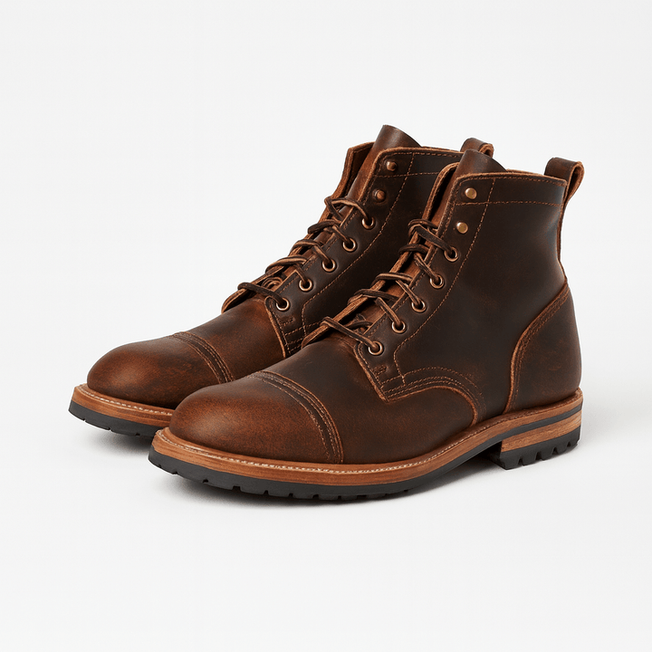 Men | Cap-Toe Ankle Boots
