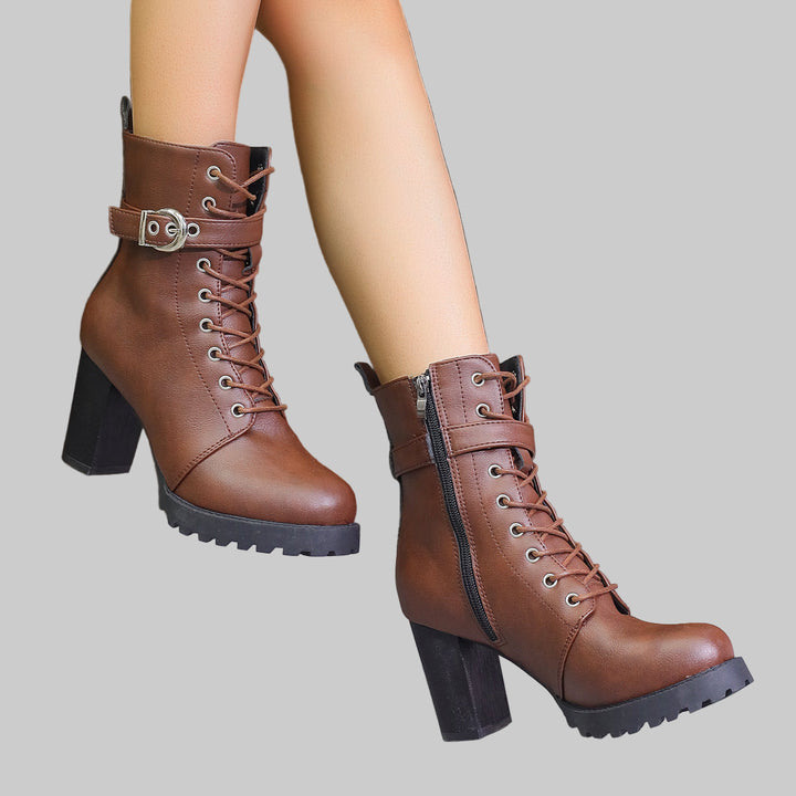 Women |  Flared heel ankle boots