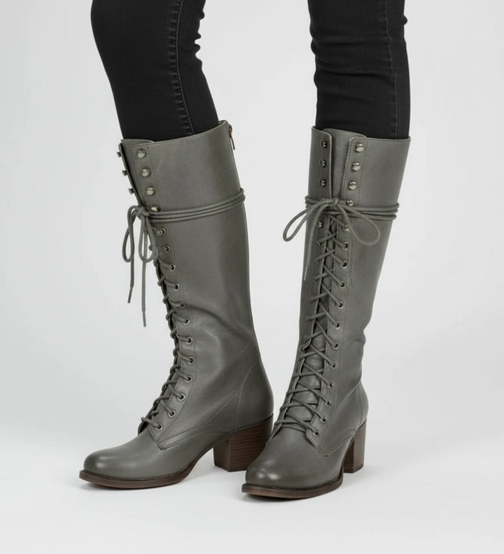Women | Knee-high Lace-up Boots