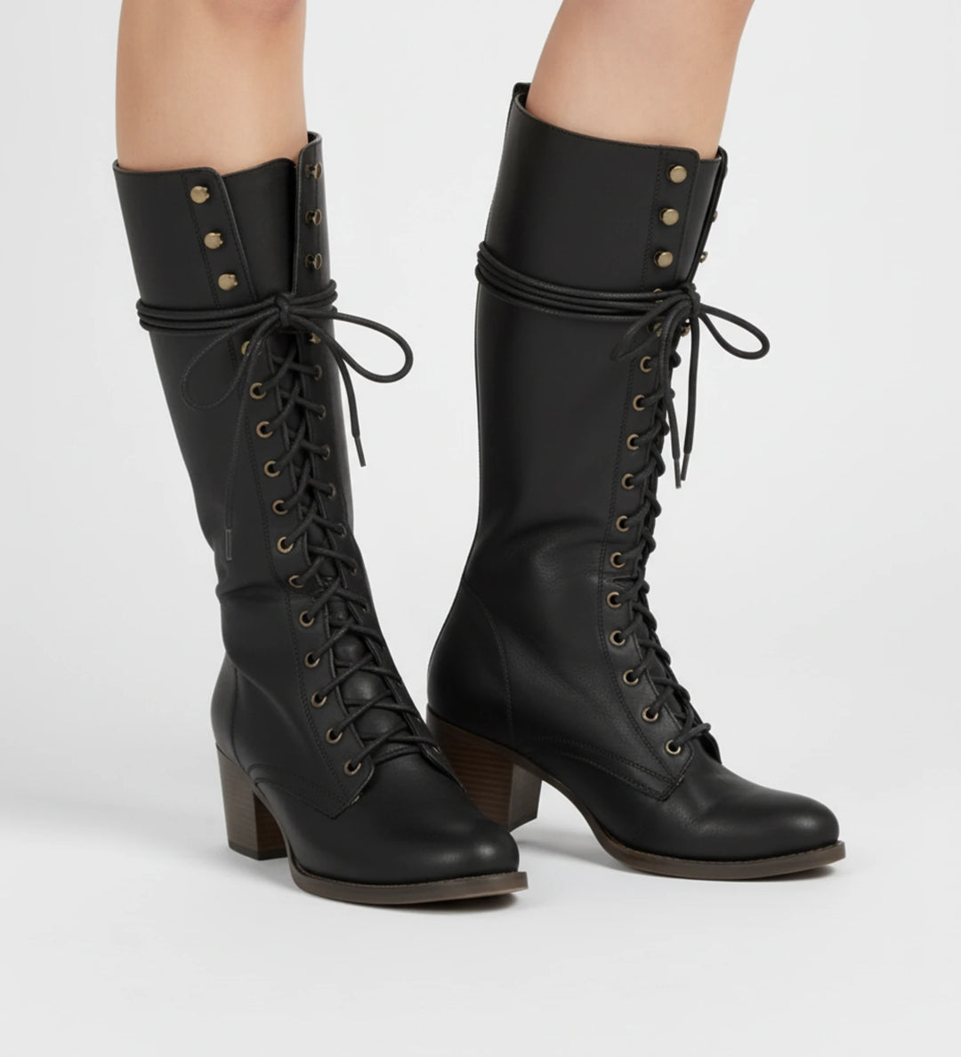 Women | Knee-high Lace-up Boots