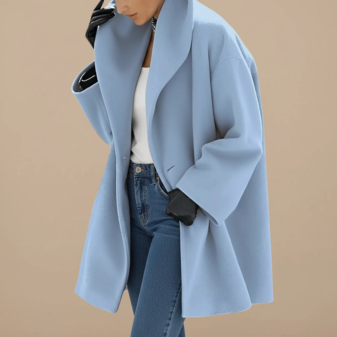 Women | Solid Color Trench Coat