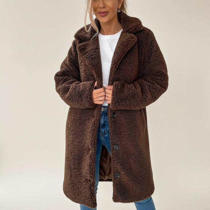 Women | Longline Faux-fur Coat